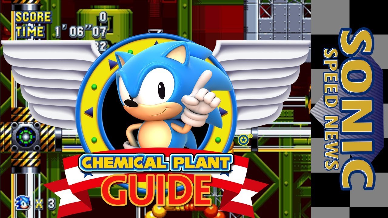 Sonic Mania Chemical Plant Zone Act 1 & 2 Chaos Emerald Guide