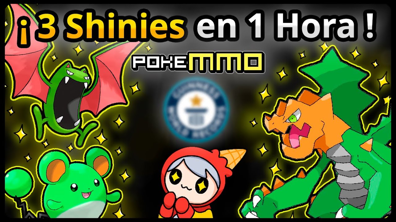 ¡Mi IMPRESIONANTE RÉCORD de SHINY✨HUNTING en PokeMMO: 3 shinies en una hora!