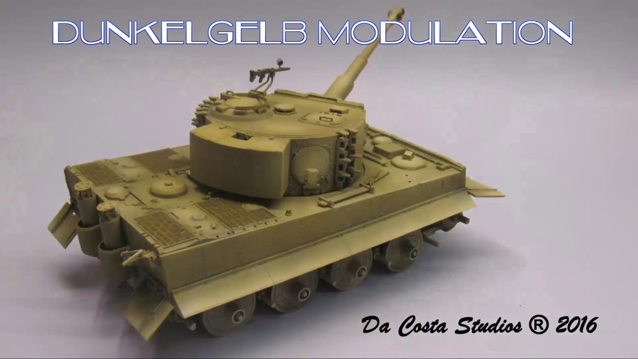 Tutorial - How to make Dunkelgelb Color Modulation With Ammo Mig Jimenez Paints - By da Costa