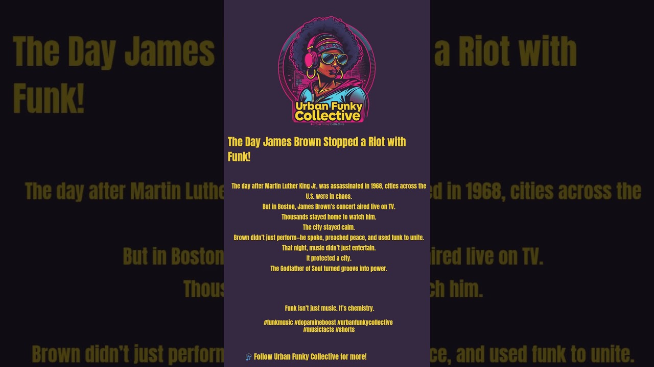 How James Brown Stopped a Riot with Funk | The Untold Story of Boston 1968 | Funky Fact #07  #music