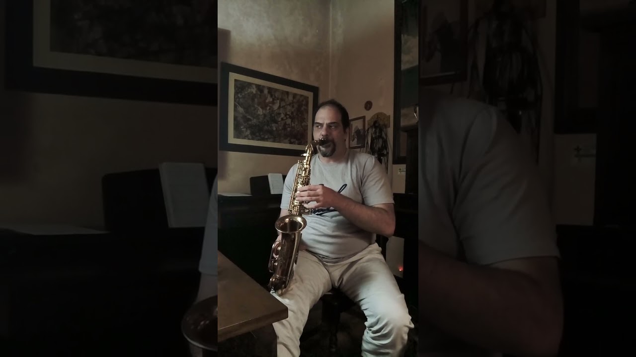 saxo 🎷🎶 Alto.. melodía improvisada #saxophone #saxophonemusic #musician 