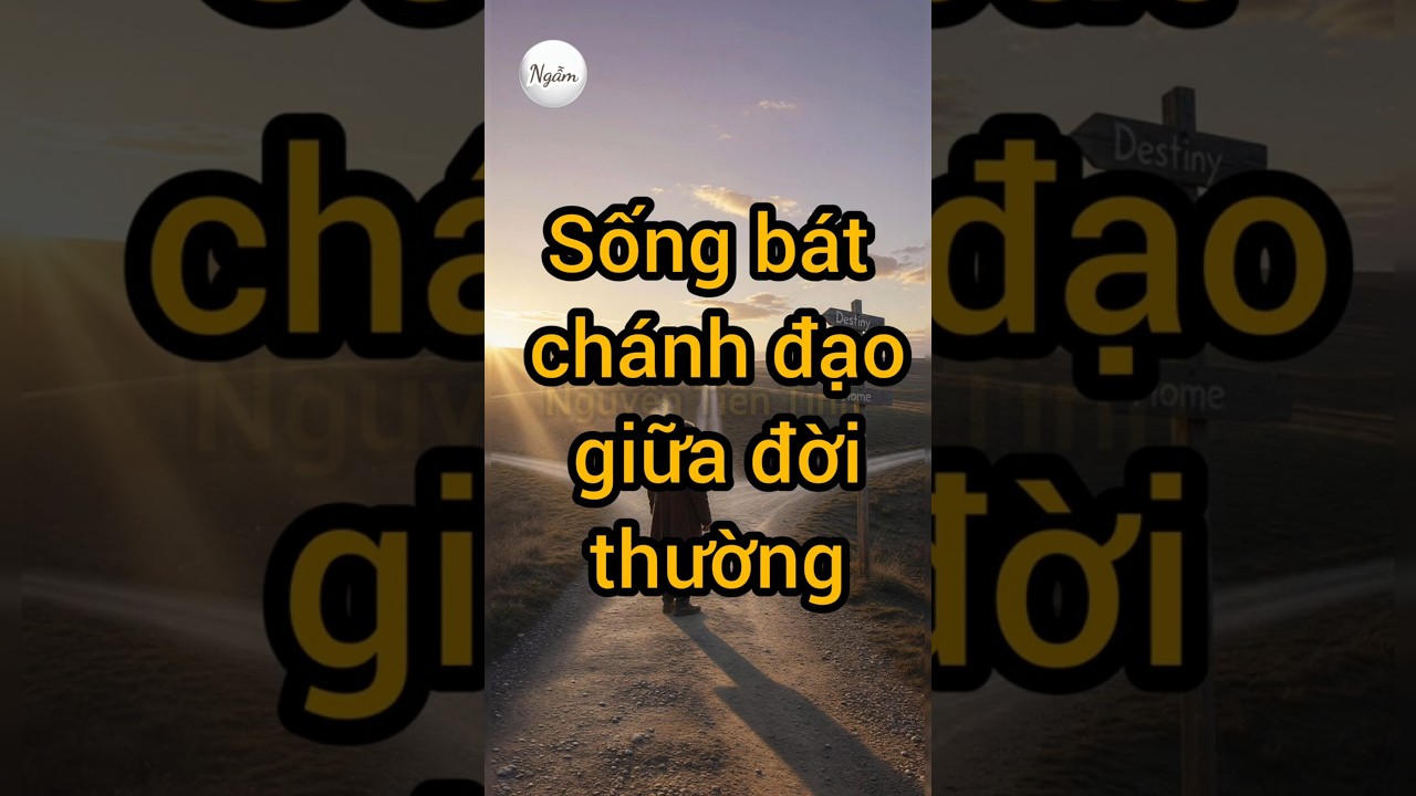 Sống B&aacute;t Ch&aacute;nh Đạo Giữa Đời Thường. #ngam #nguyentientinh #loiphatday #phatgiao