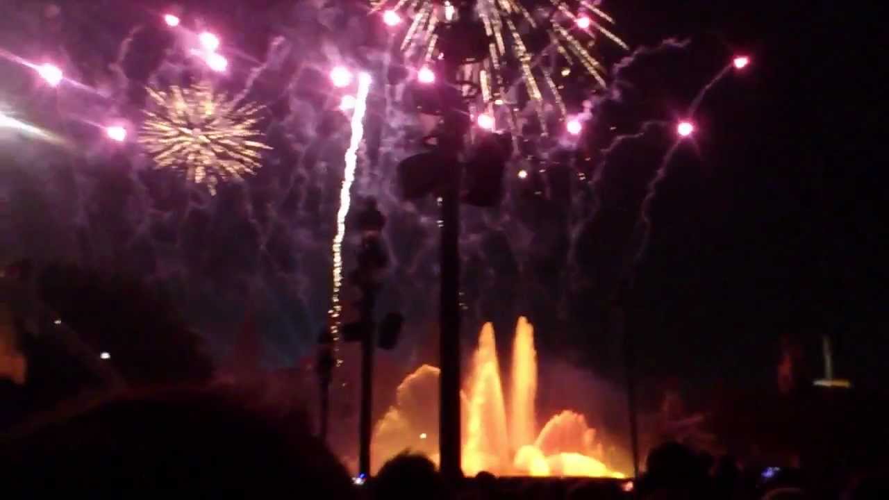 Merce Piromusical at the Magic Fountain, Barcelona