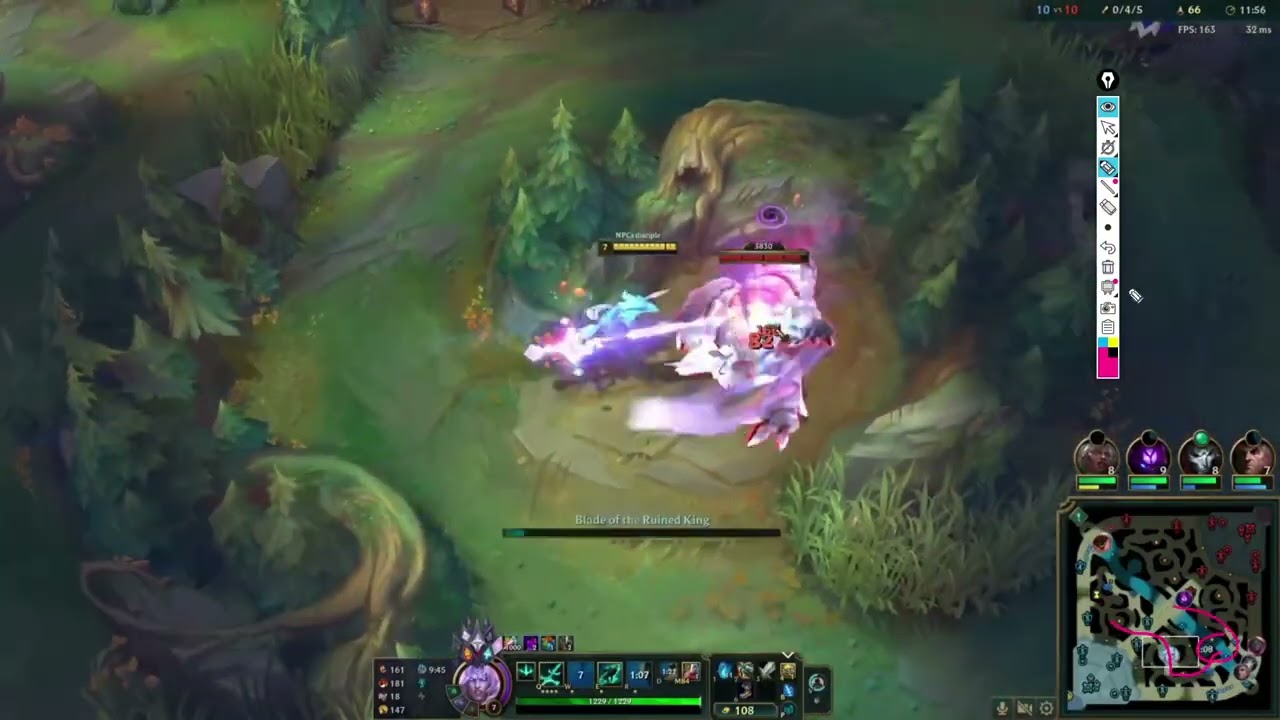Gold Viego vs Ekko, offline