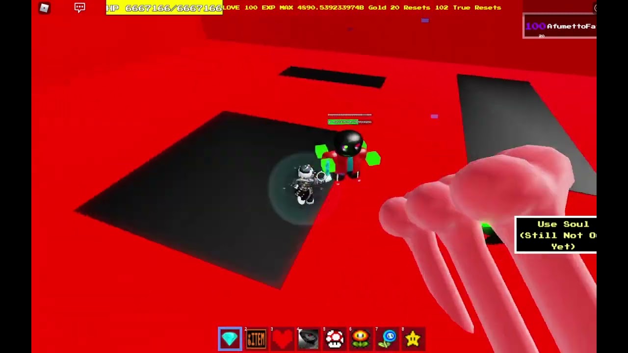 Roblox Undertale Mania Of Heroes | Glitched Role Video Proof