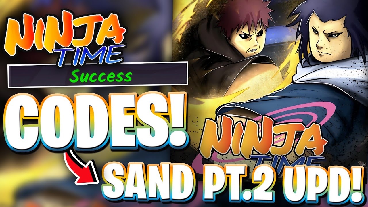 🏜️*SAND PT.2* ROBLOX NINJA TIME CODES | ALL NEW SAND PART 2 UPDATE CODES FOR NINJA TIME