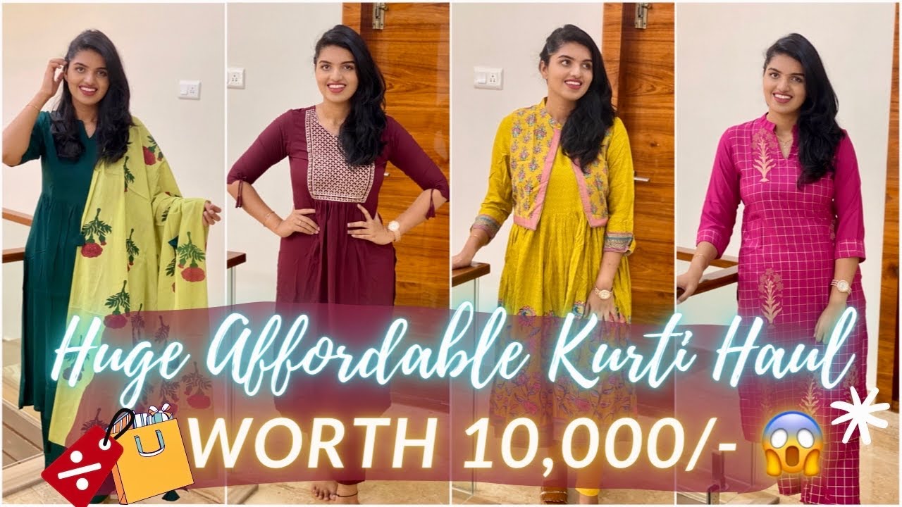 Huge Affordable Ethnic Haul from Amazon!?|Designer Kurti Sets Under Budget|Western Wear,Shoes&More||
