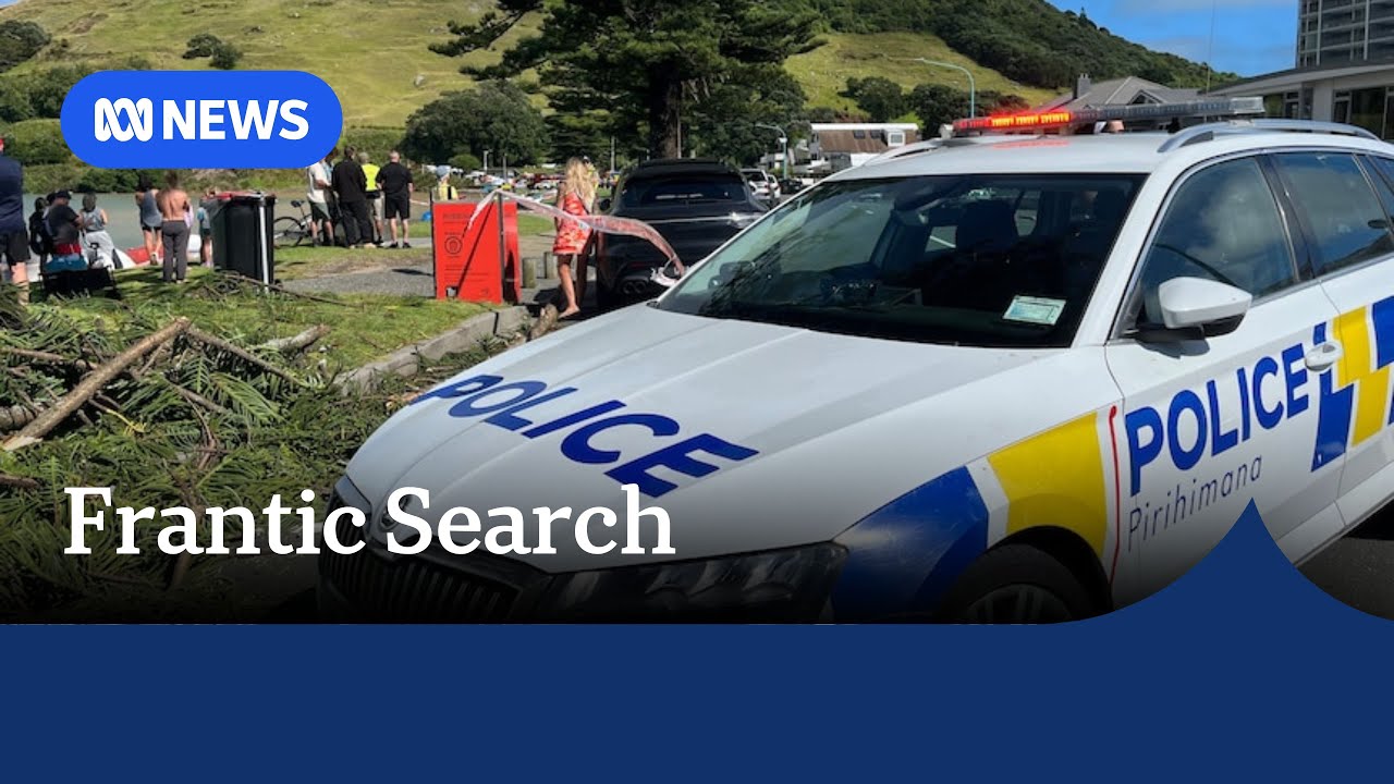 Young girl among missing campers at New Zealand's Mount Maunganui after landslide | ABC NEWS