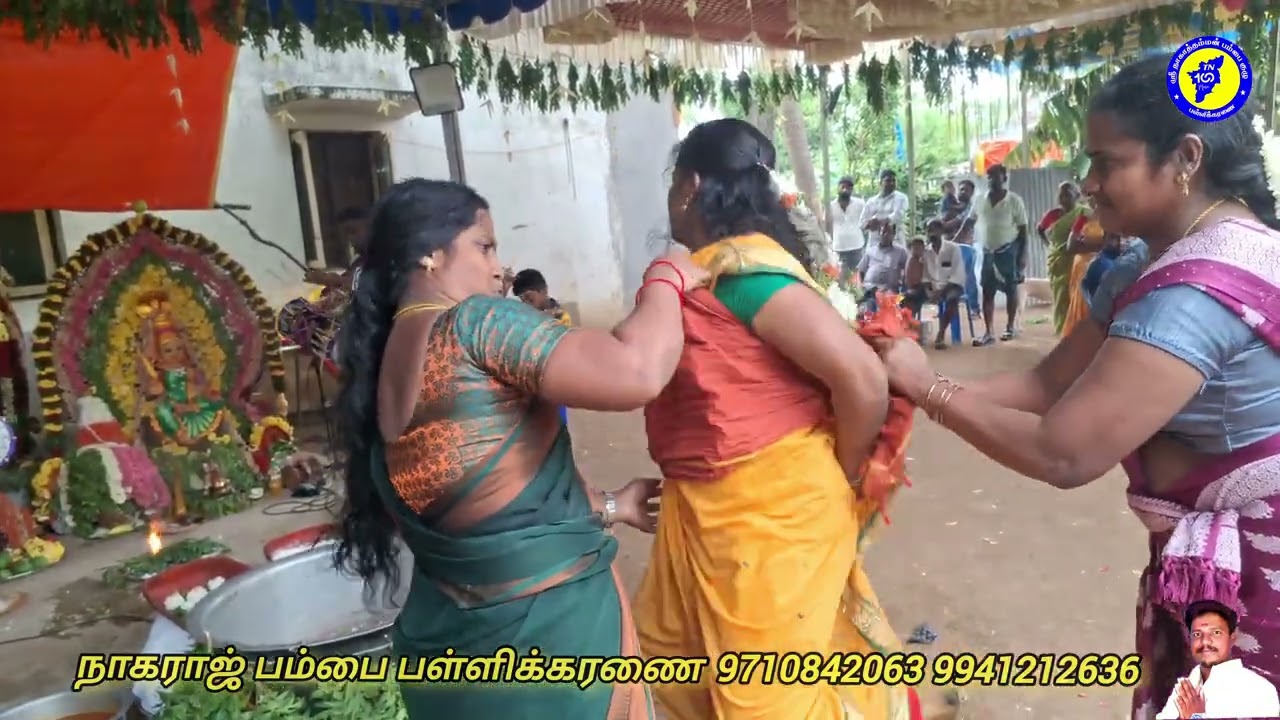 #கூழ்வார்த்தல் 🔱பூஜையில் 😱#கட்டுக்கடங்காத பெண்கள் மீது ஆவேசத்துடன் சாமியாட்டம்|#Nagaraj pambai brand