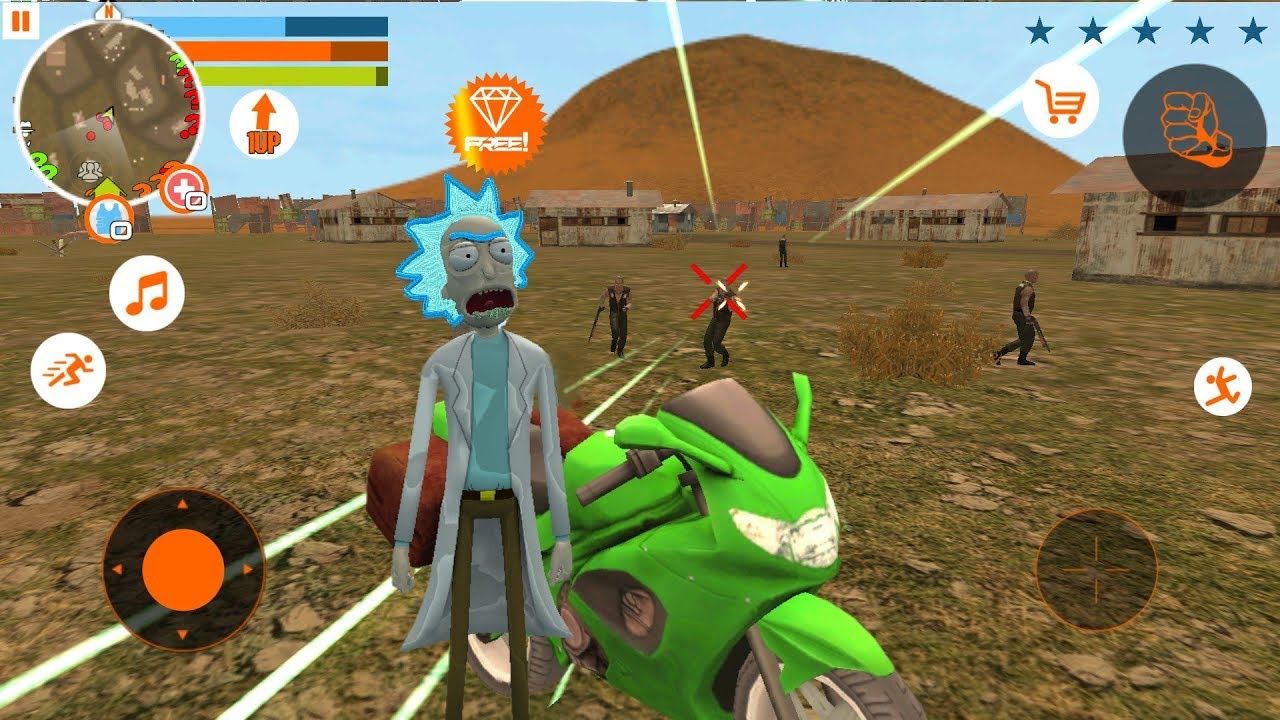 Rick and Morty Mad Max Desert Arena | Naxeex Mod | Android Gameplay HD