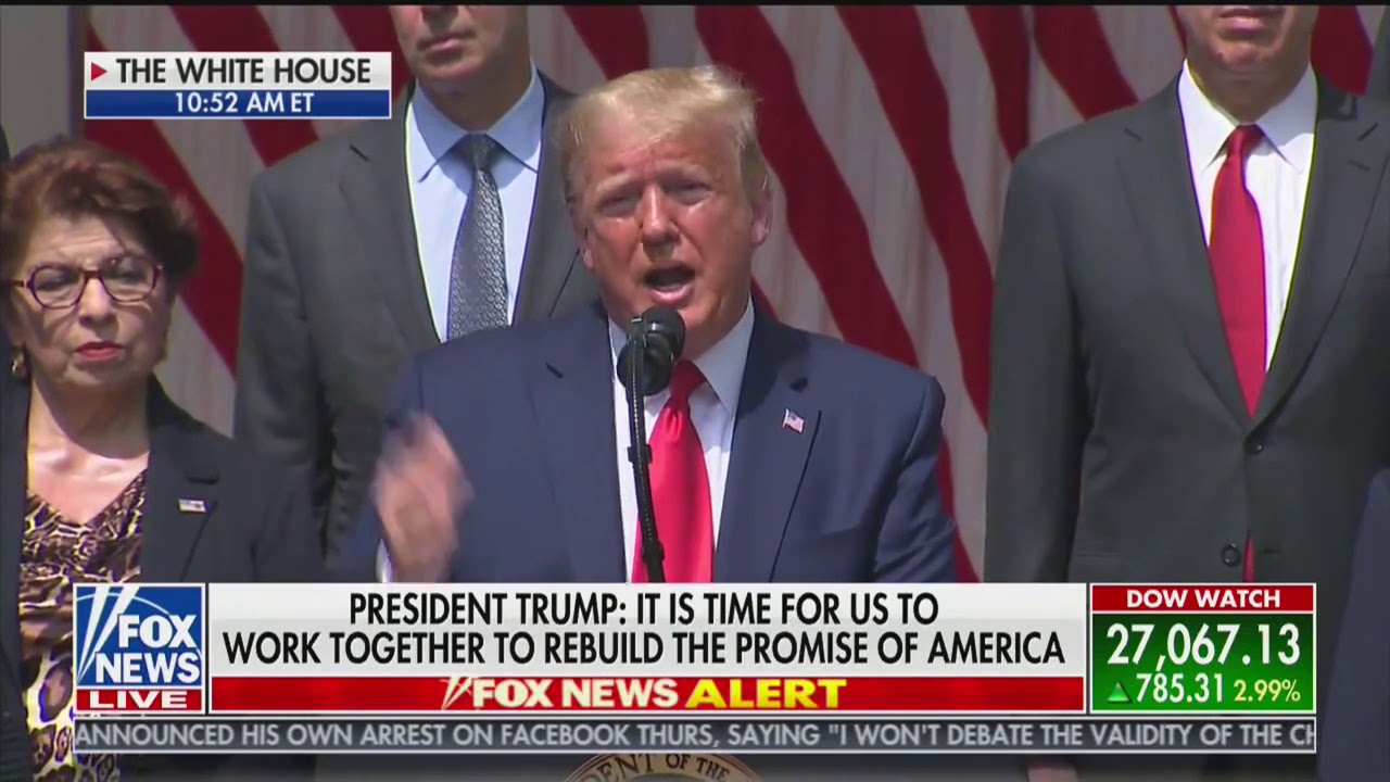 President Trump:&ldquo;Equal justice under the law must mean that every American receive equal treatment.&rdquo;