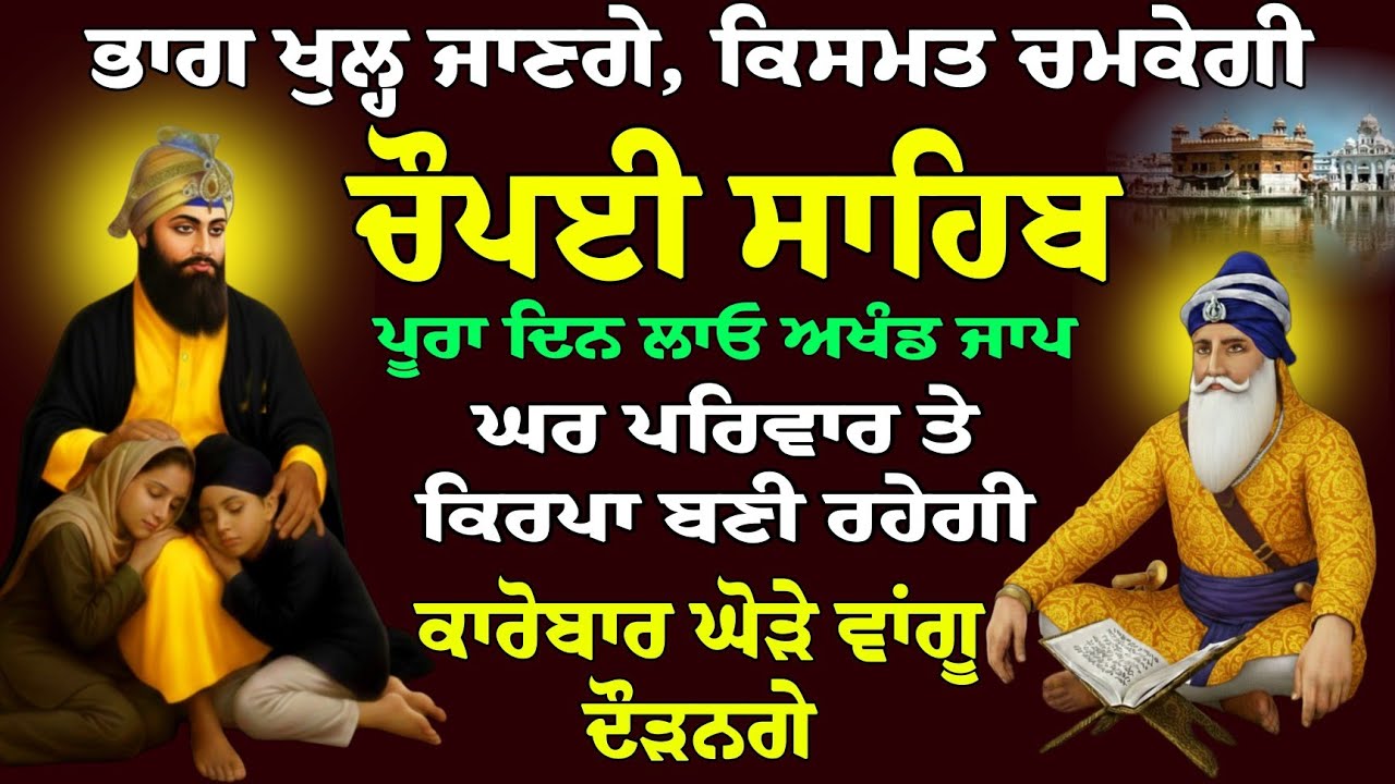 ਚੌਪਈ ਸਾਹਿਬ ਪਾਠ // Chaupai Sahib // ਚੌਪਈ ਸਾਹਿਬ ਦਾ ਪਾਠ // Chaupai Sahib Da Paath / Chaupai Sahib Paath