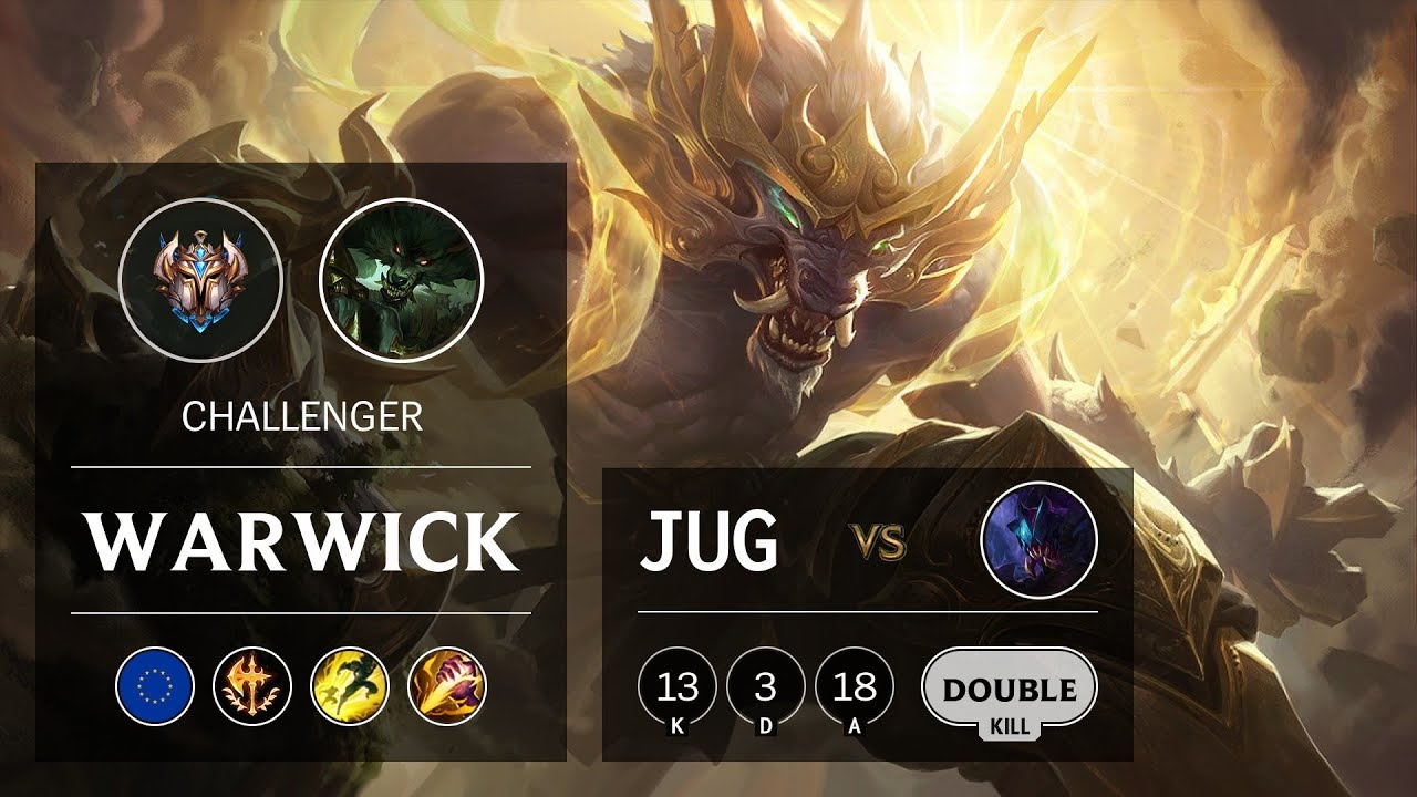 Warwick Jungle vs Rek'Sai - EUW Challenger Patch 9.24
