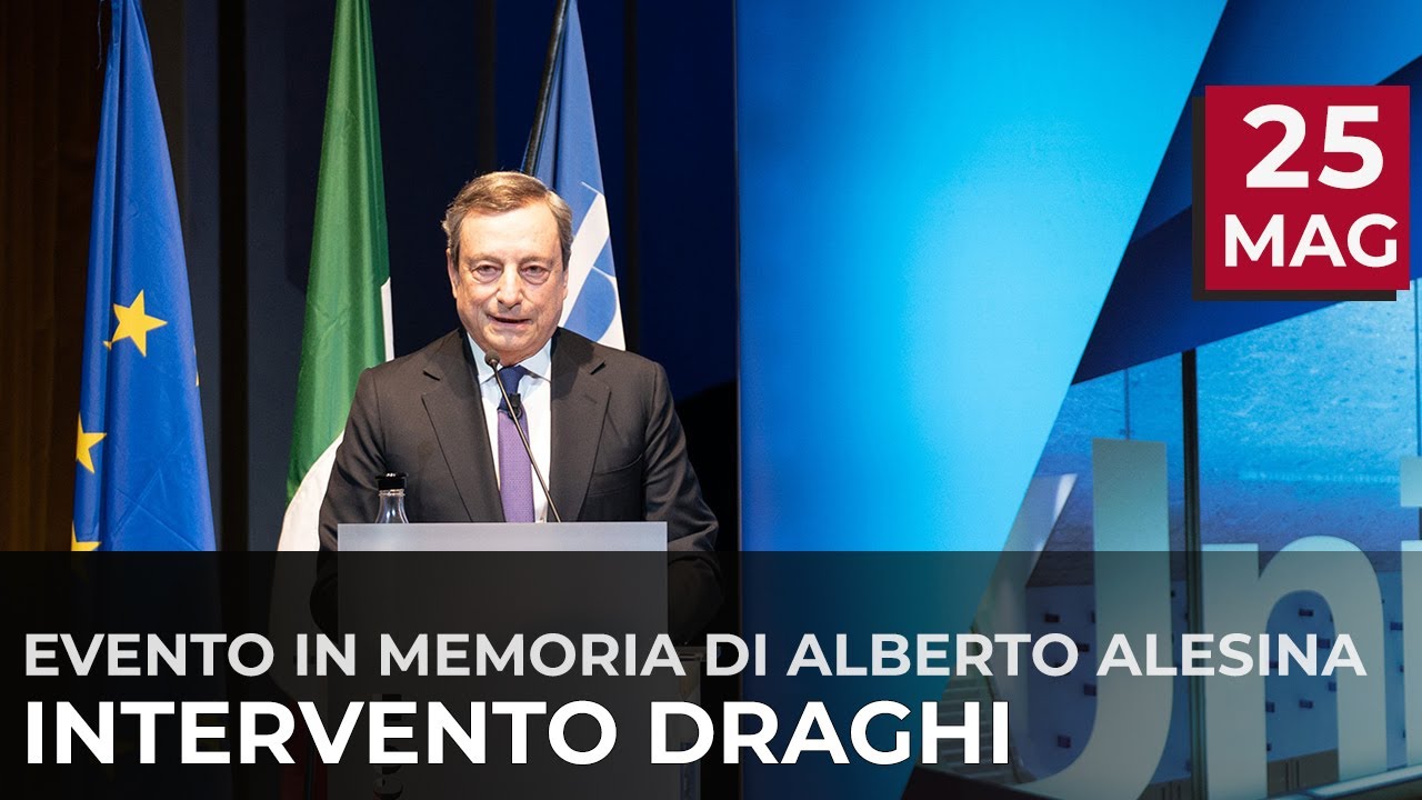 Il Presidente Draghi interviene all’evento in memoria di Alberto Alesina