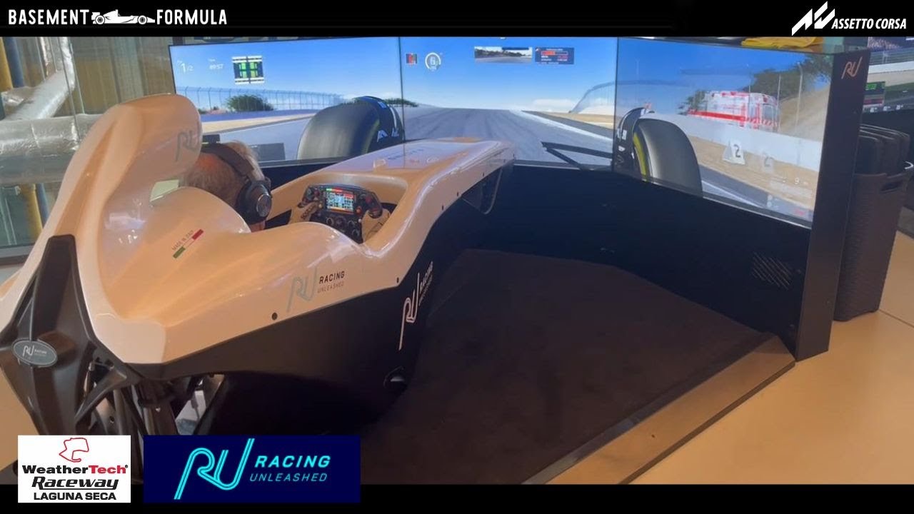Racing Unleashed Simulator Laguna Seca On Board Formula 1