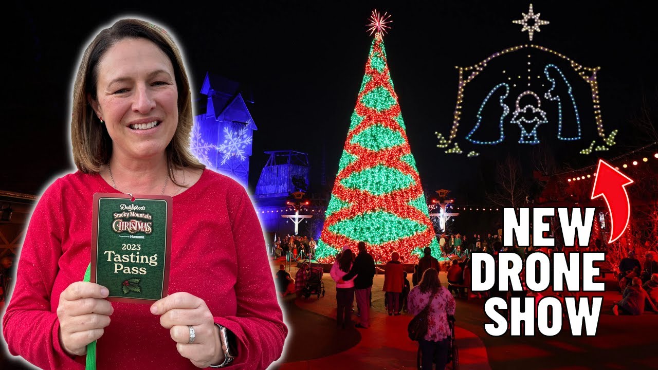 Dollywood's Smoky Mountain Christmas | Tasting Pass & Drone Show Tips