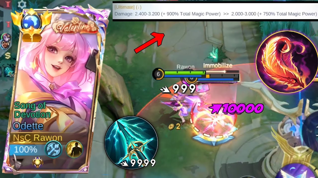 ODETTE SUDAH DINERF MASIH AJA SAKIT BANGET😱BUILD TOP GLOBAL 1 HIT NEW PATCH 2026 - TOP GLOBAL ODETTE