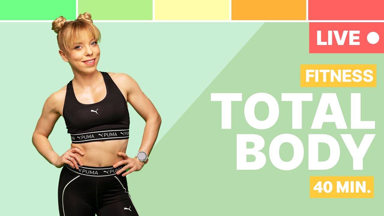 🔴 TRENING TOTAL BODY |  fitness cardio & wzmacnianie