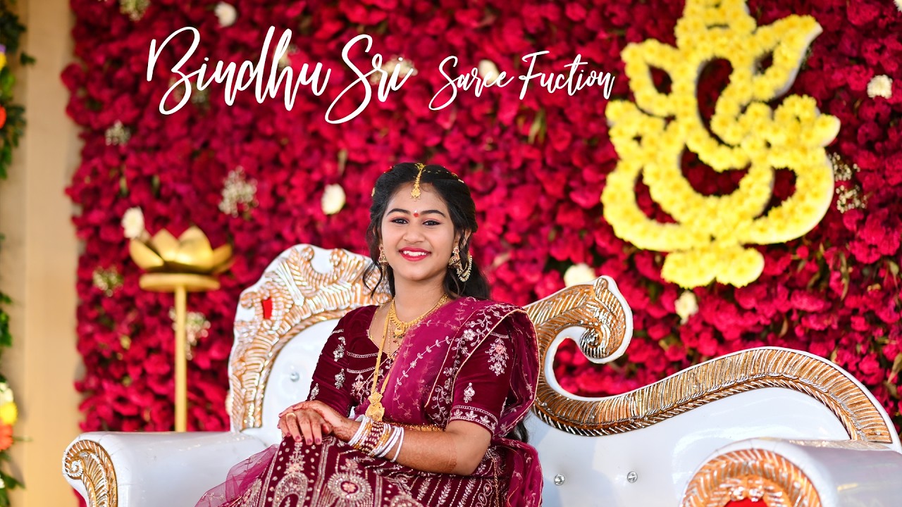 BINDHU SRI || HALF SAREE CEREMONY || TRADITIONAL VIDEO -TELUGU 4K PHOTOGRAPHY BY KRANTHI VIZAG