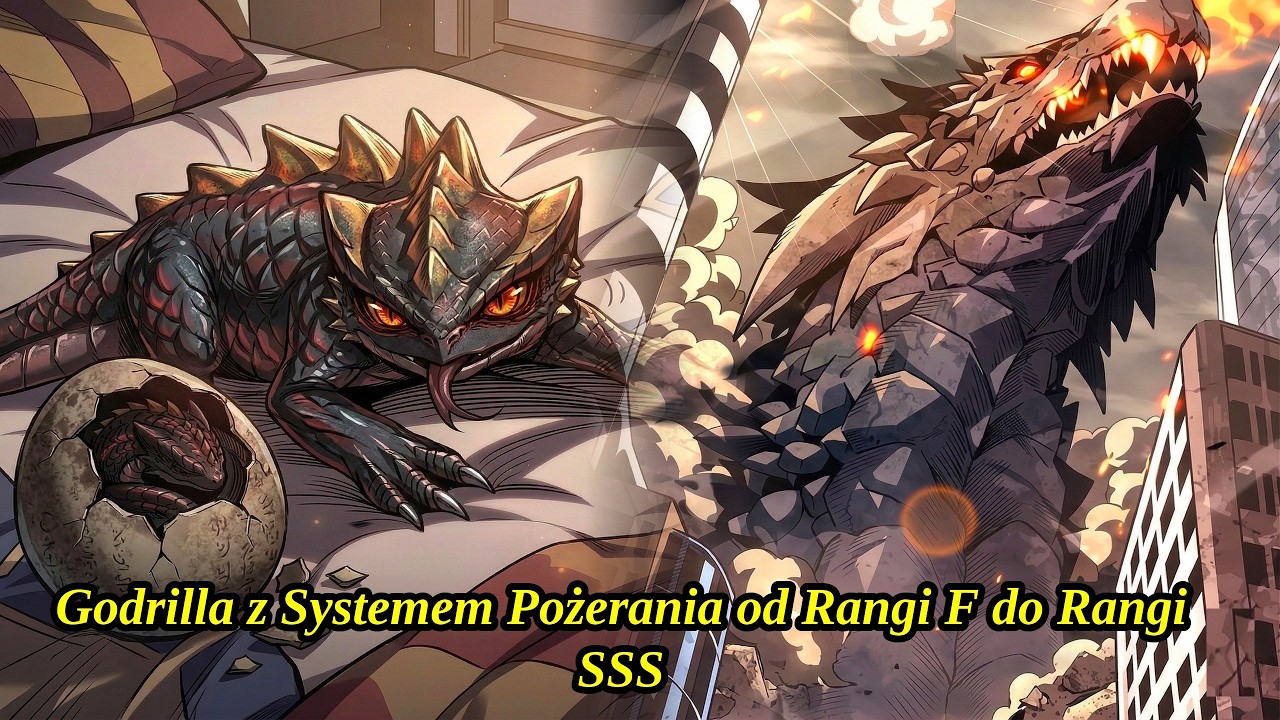 Godrilla z Systemem Pożerania od Rangi F do Rangi SSS | Streszczenie Manhwy