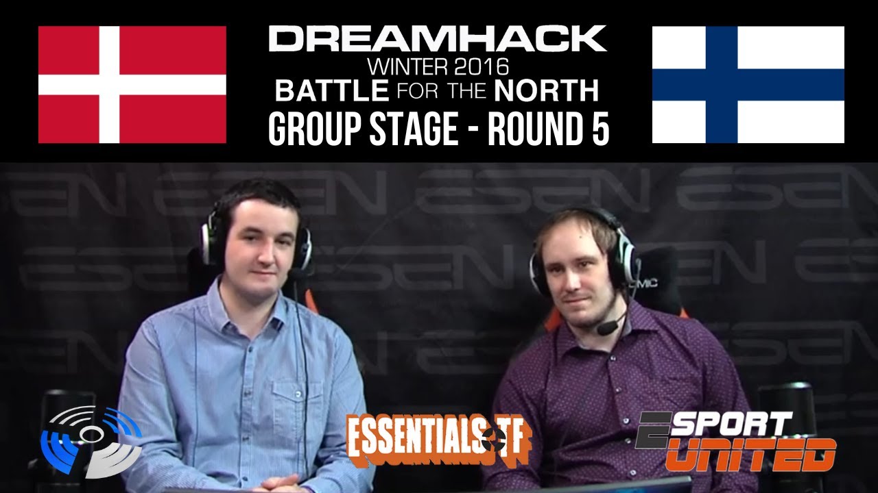 DreamHack Winter 2016: Battle for the North - Group Stage Round 5: Denmark vs. Finland