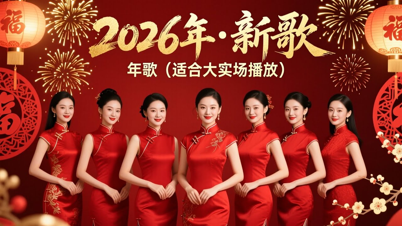 2026新年歌【最好听必听新年歌曲合集】Chinese New Year Song 2026 | CNY Song  新年到  锣鼓敲（完整版）