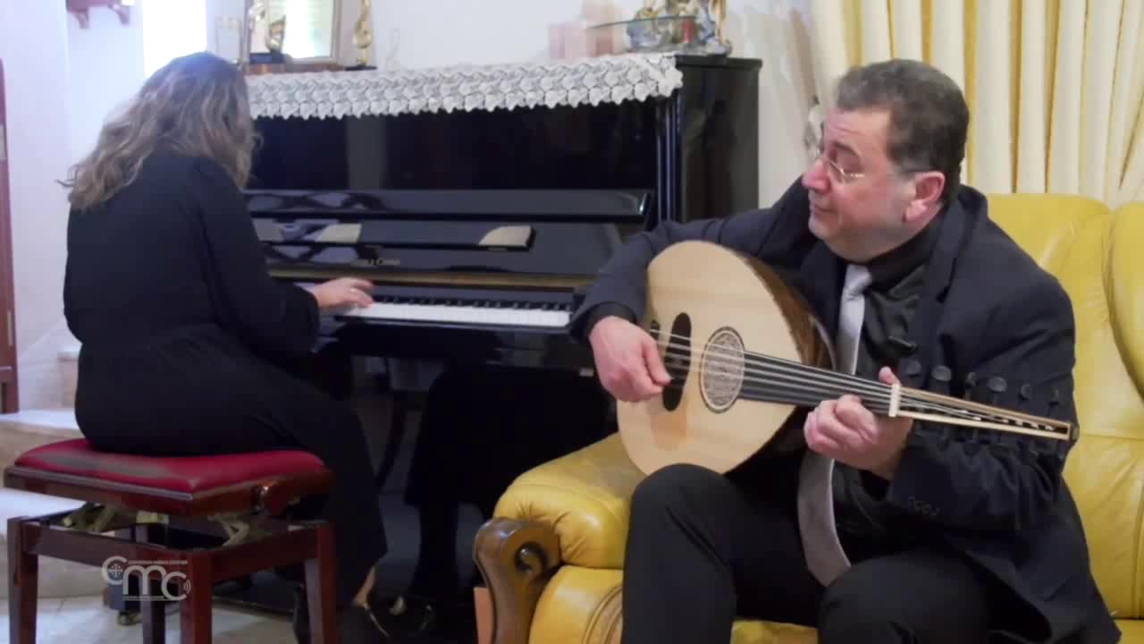 نطرونا كتير:  توزيع سيرين الياس. عود: وتيسير الياسNatarouna: Sireen Elias - Piano  Taiseer Elias-Oud