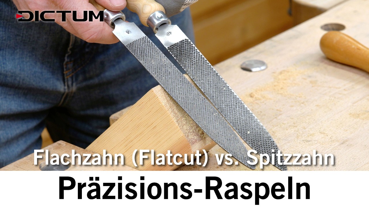 Pr&auml;zisions-Raspeln &ndash; Welche Raspel macht die beste Oberfl&auml;che? #dictum