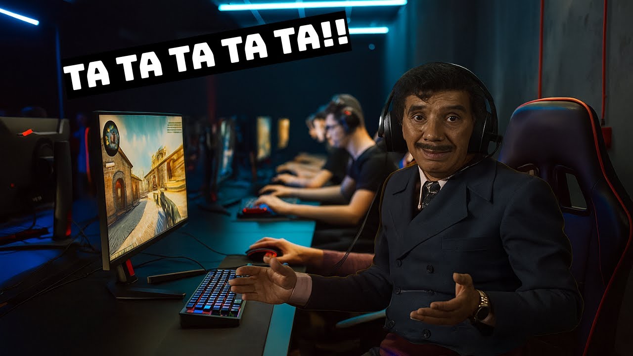 PROFESSOR GIRAFALES JOGANDO CS 2