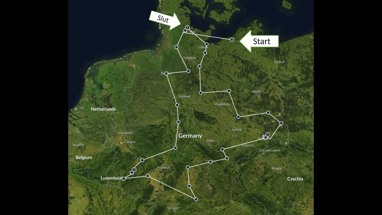 Två månader med husbil i Tyskland - Hit åkte vi