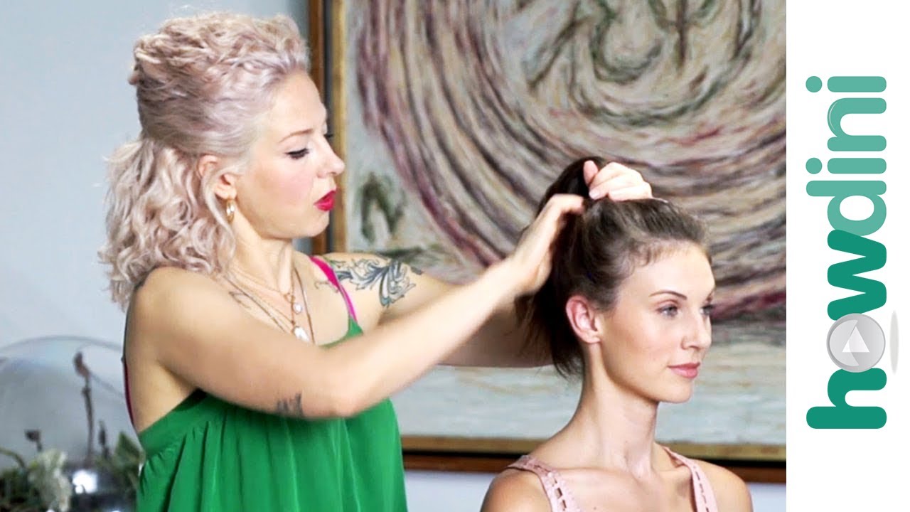 How to Do a Messed Up Bun (High Messy Bun Tutorial)