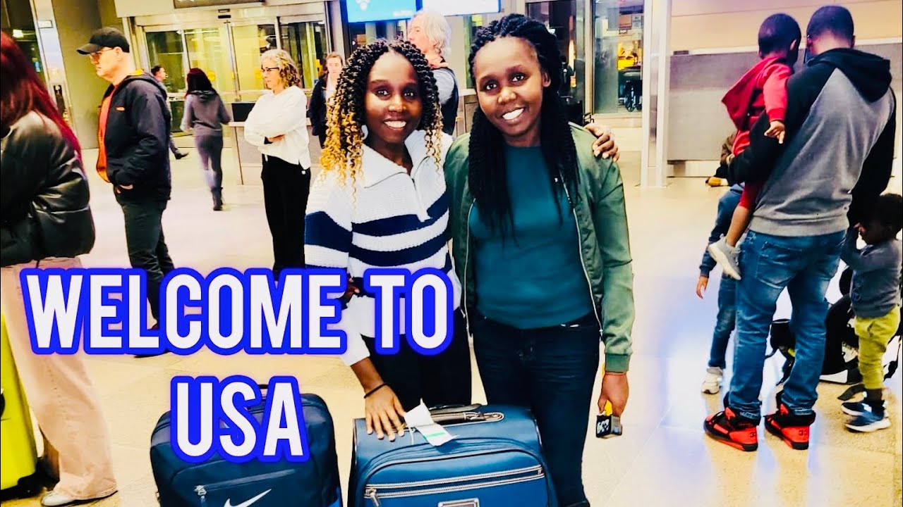ПУТЕШЕСТВИЕ ИЗ КЕНИИ В США / ЗАБИРАЮ СЕСТРУ ИЗ АЭРОПОРТА