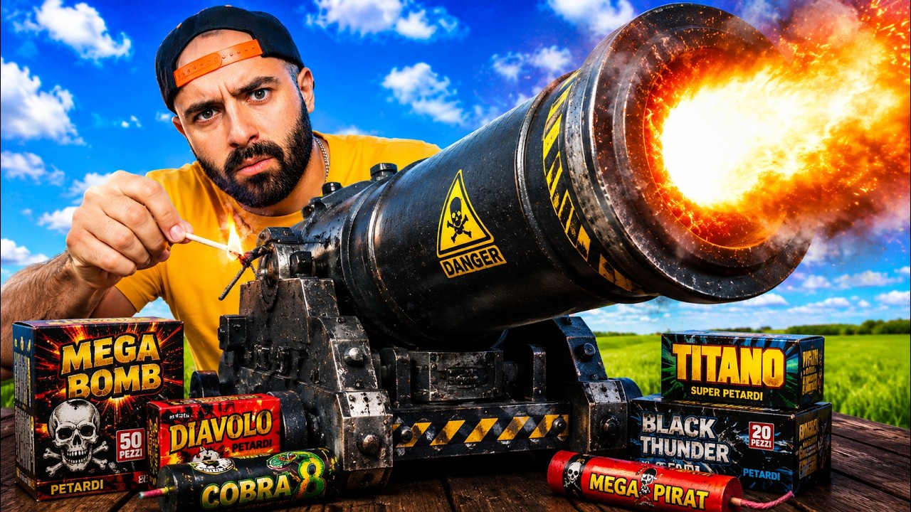 PETARDI POTENTI vs MORTAIO 💣🔥 Esperimento di Capodanno 2026 (Parte 1)