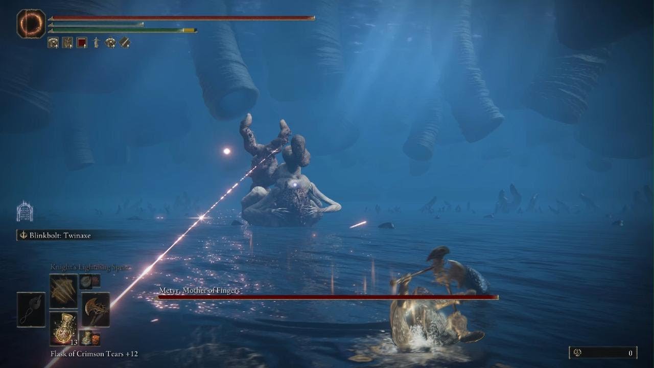 Death Knight's Twin Axes vs Metyr, Mother of Fingers - Elden Ring Shadow of the Erdtree DLC
