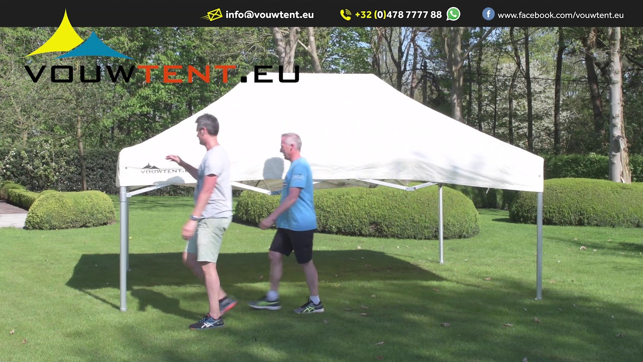 Monter la tente pliante AluHexPro