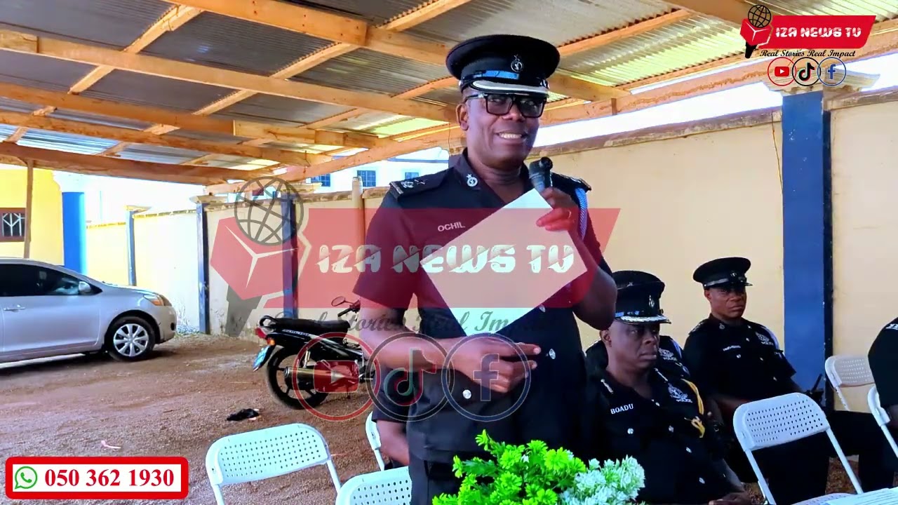 Stakeholders handover accident police vehicle Techiman DIVISIONAL POLICE COMMAND
