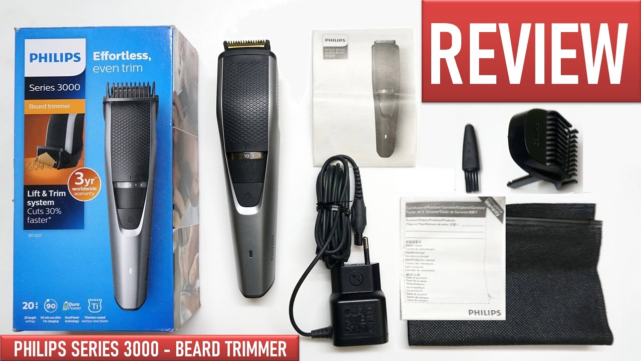 Philips Series 3000 - Триммер для бороды BT3221/15