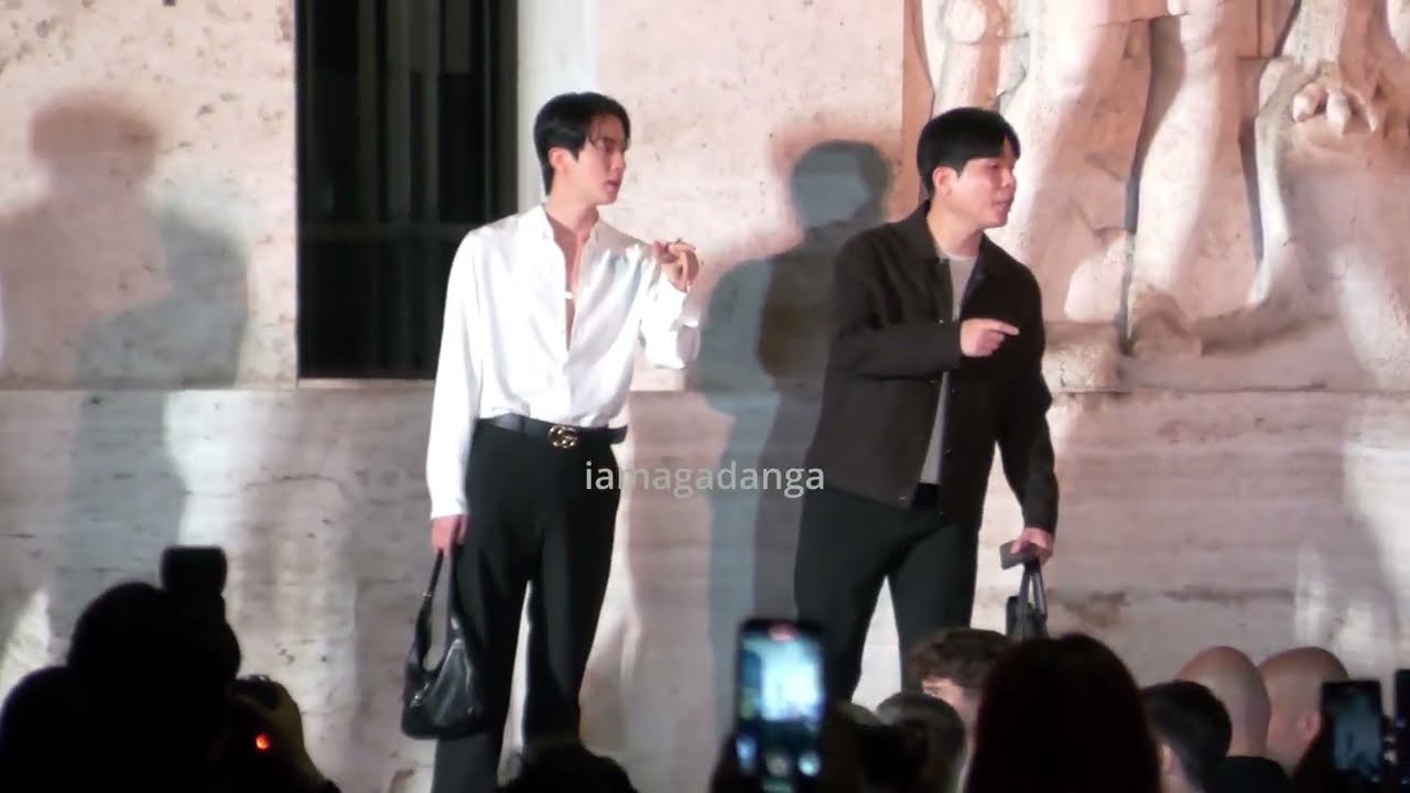 진 Jin at Gucci SS26 event in Milan #gucciss26 #jin #bts