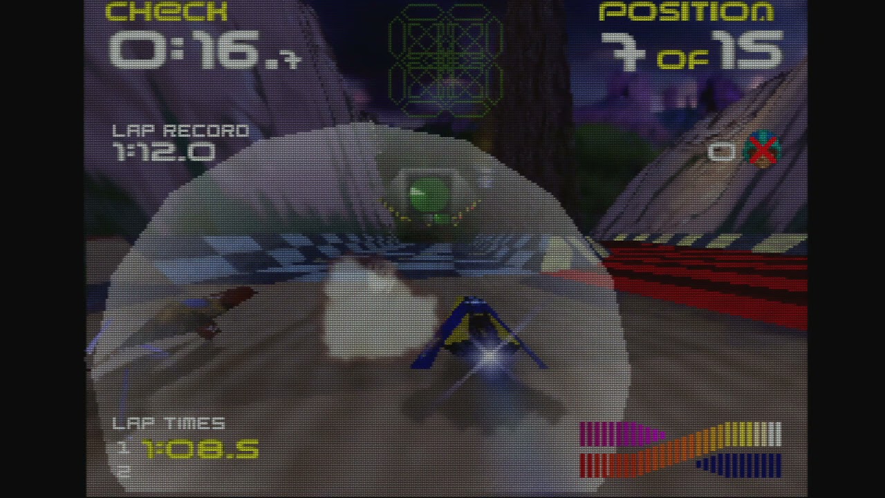 wipEout 64 on N64Digital by PixelFX: fw 1.3.1 with slot mask big pre-set