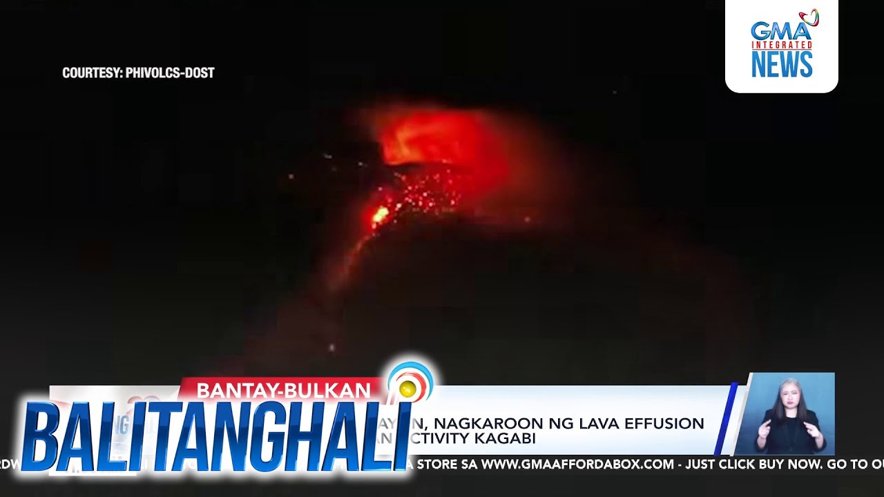PHIVOLCS - Bulkang Mayon, nagkaroon ng lava effusion at minor... | Balitanghali