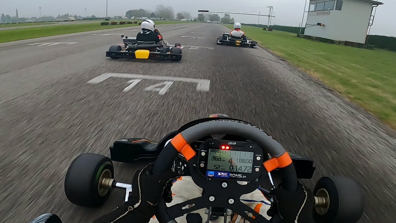 POV: testing OK kart at Migliaro