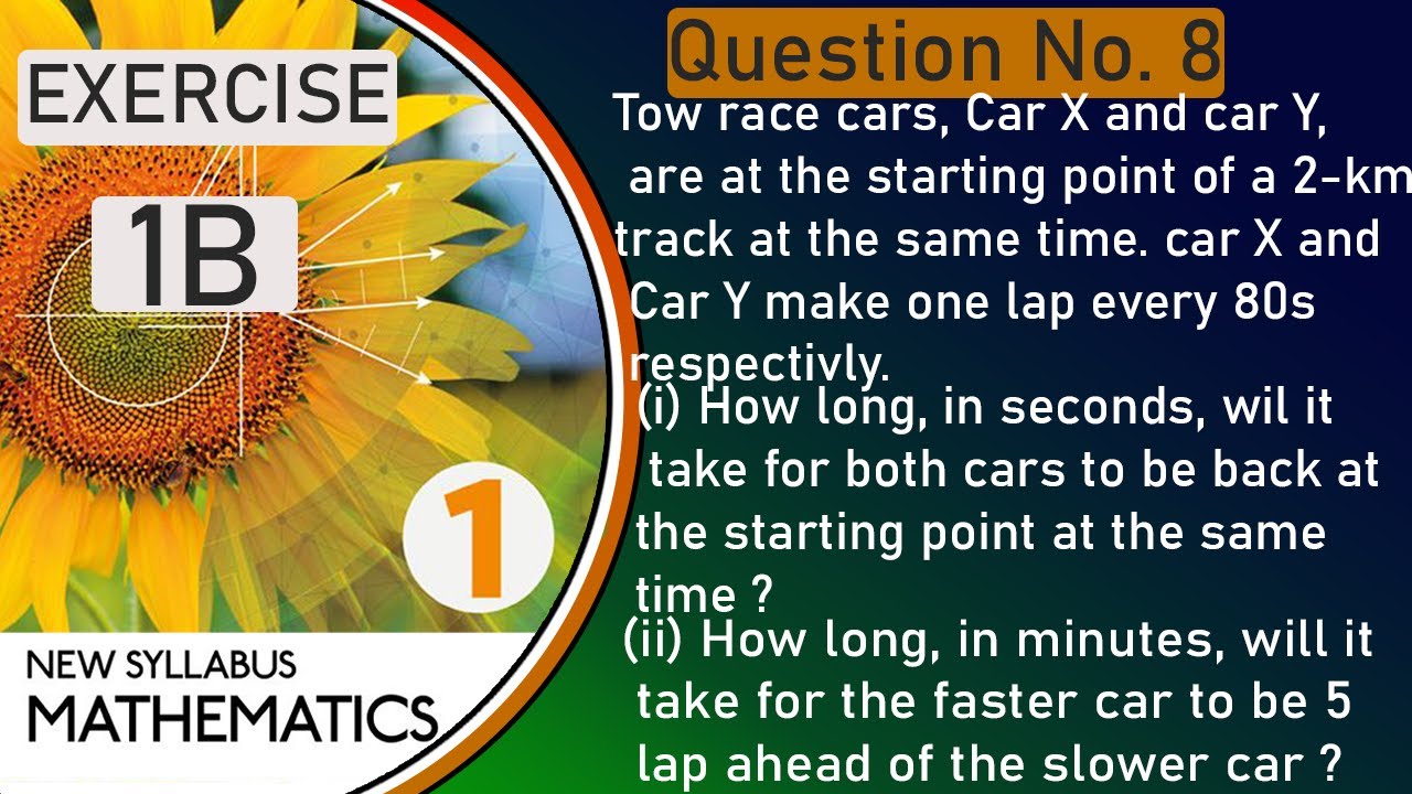 D1 Math Exercise 1B Question 8 | Exercise 1B Question 8 D1 Math Oxford New Syllabus  | D1 Maths #d1