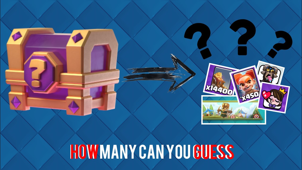 How Many Clash Royale Chest Rewards Can You Guess?