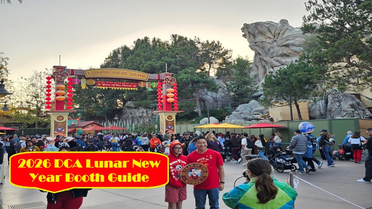 Disneyland: 2026 DCA Lunar New Year Booth Tour