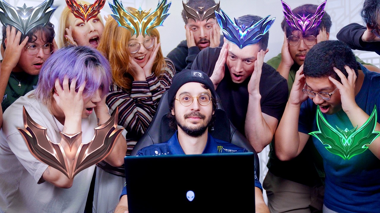 I played against every rank in League