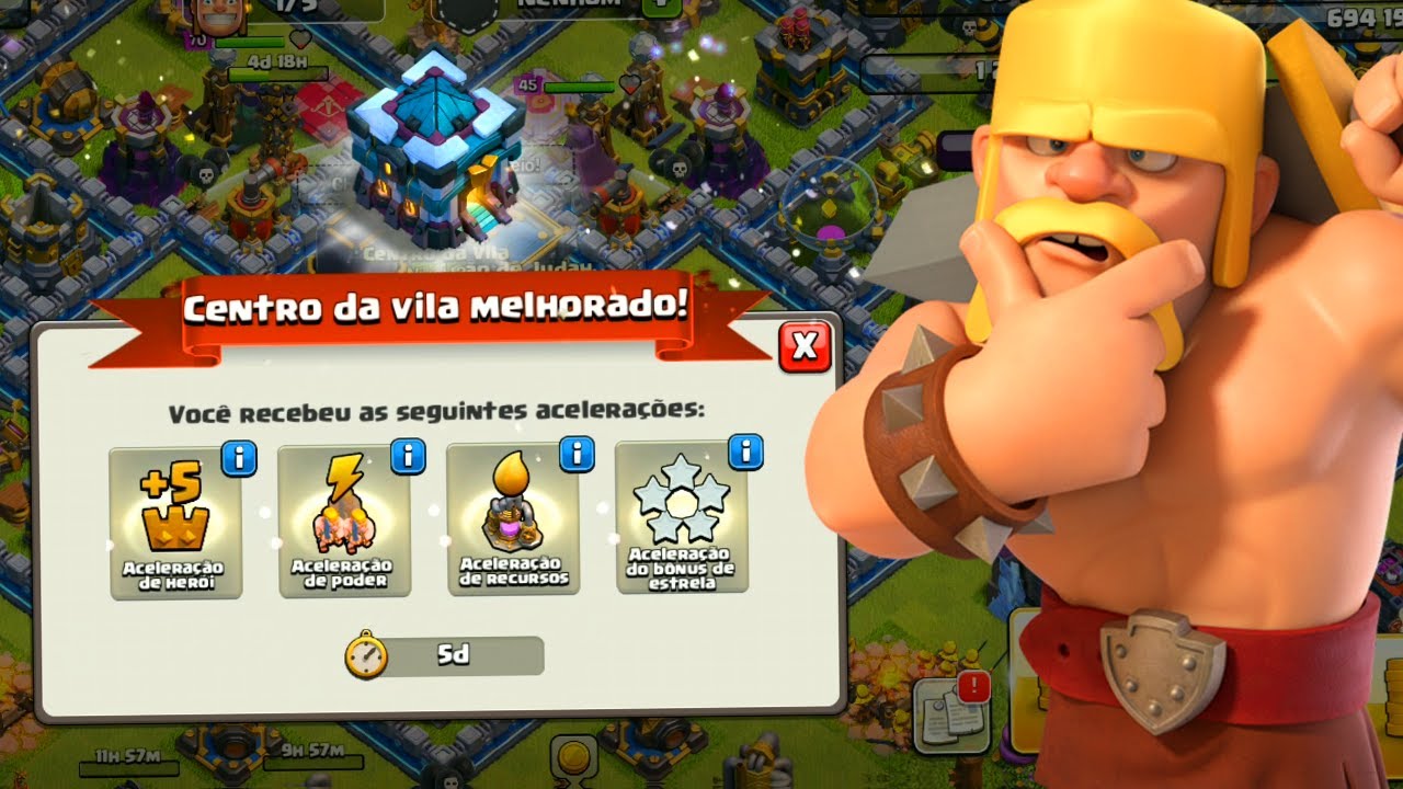 NUNCA É UM ADEUS!! CHEGUEI NO CV13, O QUE UPAR PRIMEIRO NO CV13 NO CLASH OF CLANS??