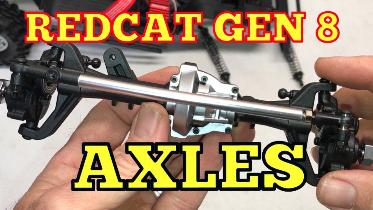 Redcat Gen8 Scout Front and Rear Axles