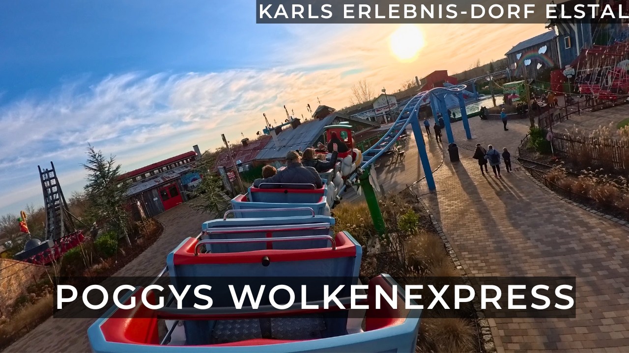 Poggys Wolkenexpress | Karls Erlebnis-Dorf Elstal bei Berlin | OnRide POV