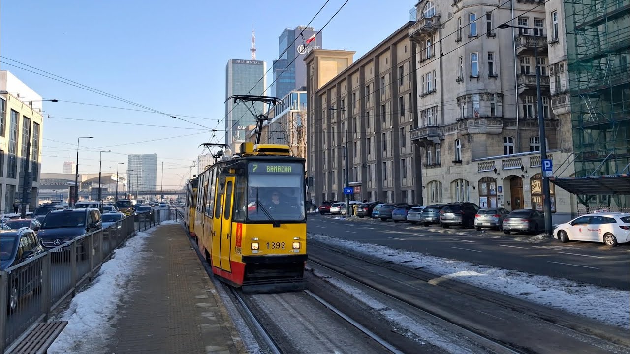 Konstal 105Ni #1392+1391 [🚊7] - Tramwaje Warszawskie