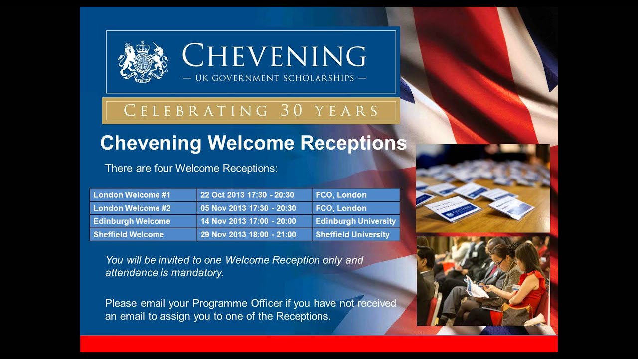 Chevening orientation webinar